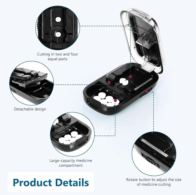 Sakerplus Multi Pill Cutter with Precision Guide