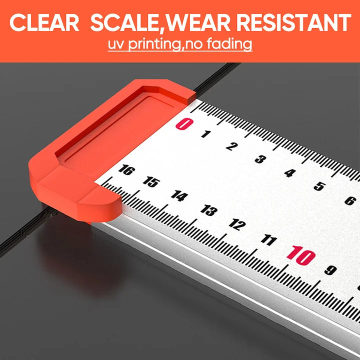 SAKER® 4 in 1 Drilling Positioning Ruler