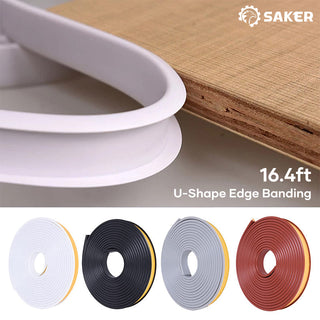 SAKER® 16.4ft U-Shape Edge Banding