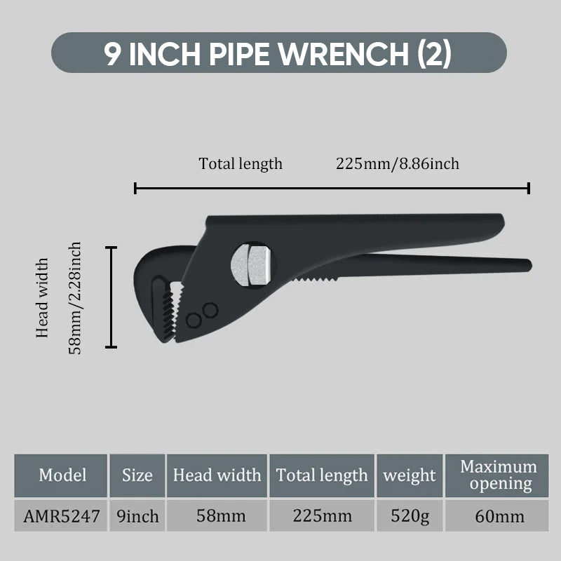 SAKER® Adjustable Pipe Wrench
