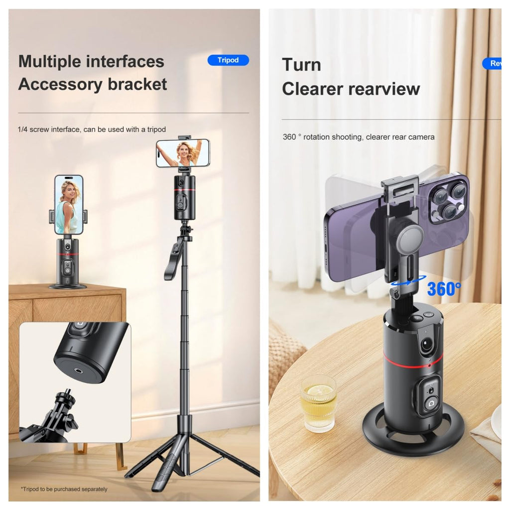 Sakerplus® Auto Face Tracking Tripod Remote Control