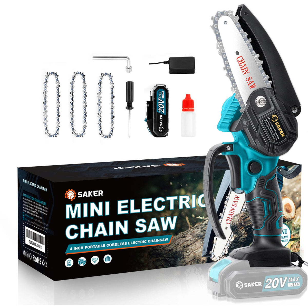 Saker® Mini Chainsaw