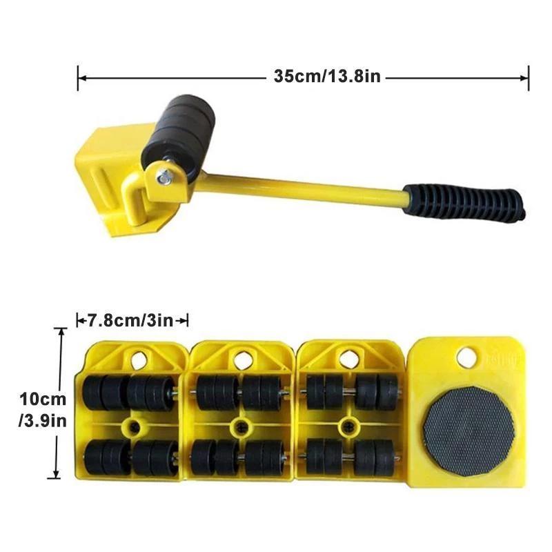Saker Furniture Lifter Movers Tool Set, 4 Packs