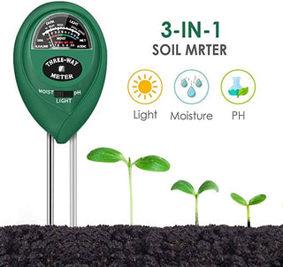 Saker 3-in-1 Soil Tester Kits with Moisture