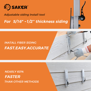 Saker Adjustable Siding Install Tool