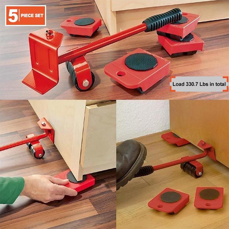 Saker Furniture Lifter Movers Tool Set, 4 Packs