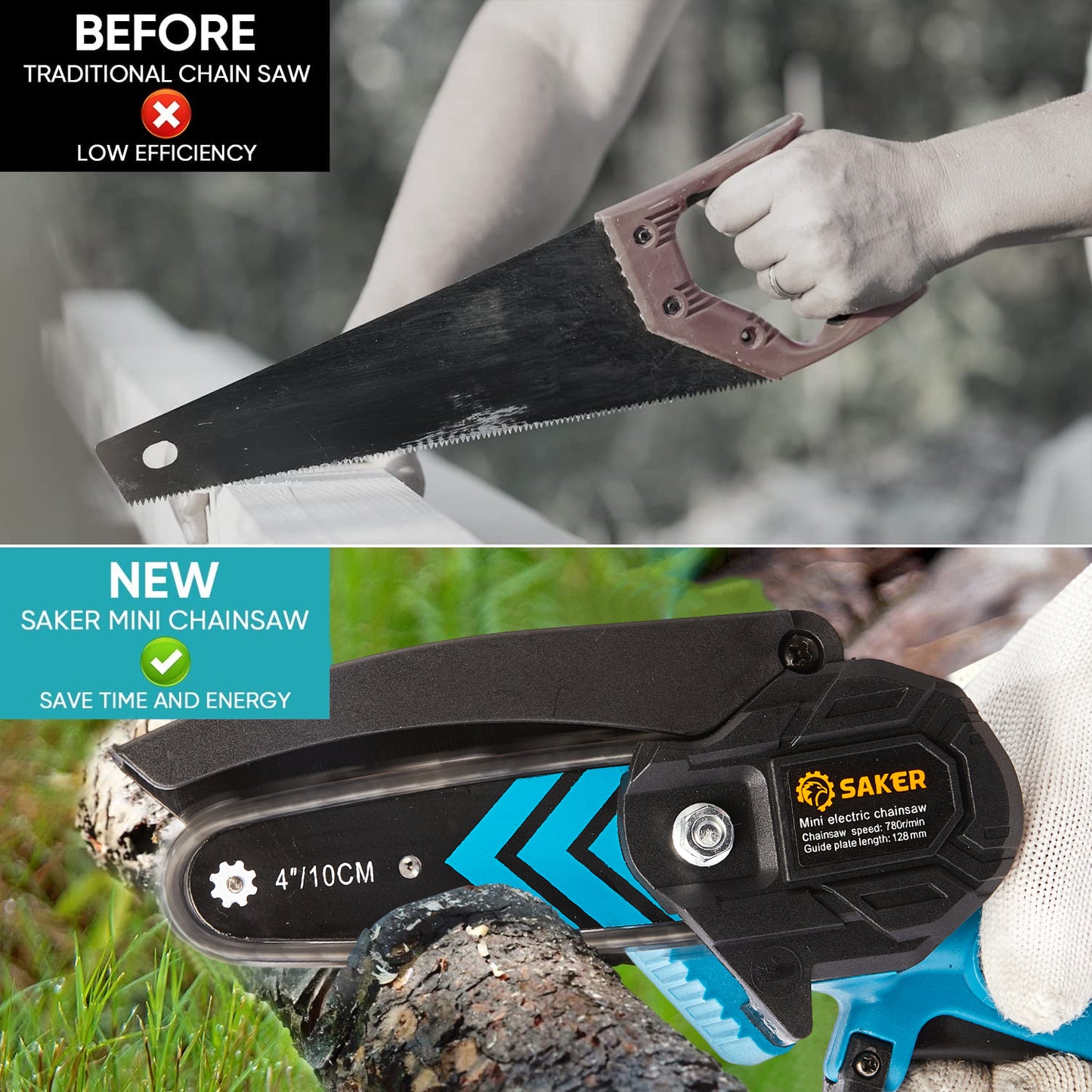 SAKER® Mini Chainsaw