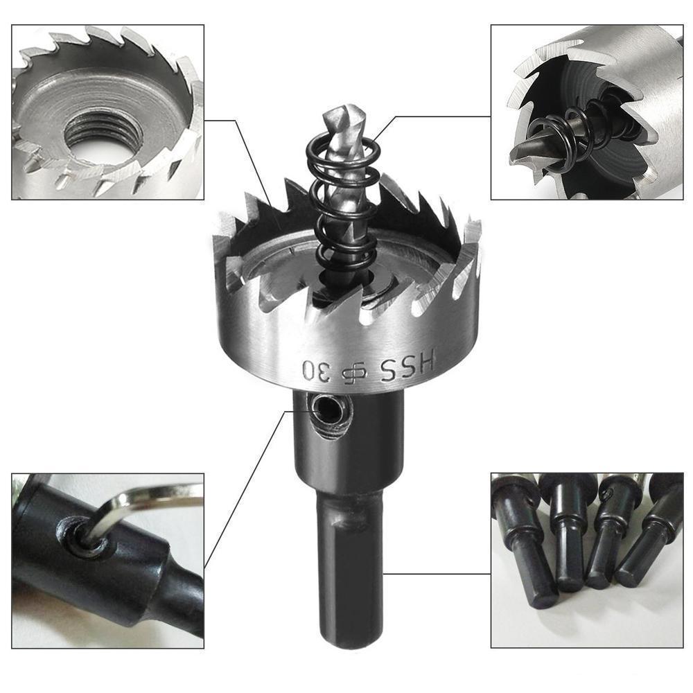 Saker 16-30MM HSS Drill Bit Hole Saw Set