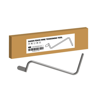 Saker fence wire tensioning tool