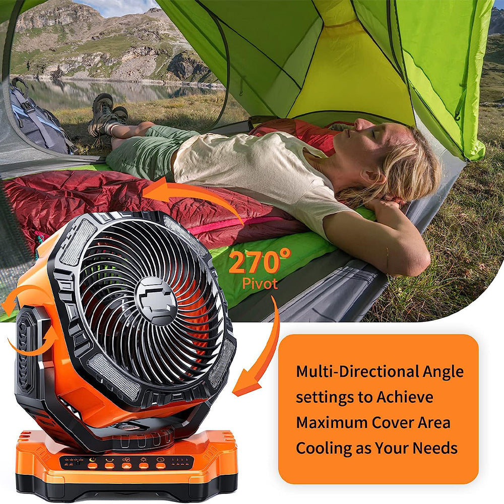 Saker® Rechargeable Camping Fan