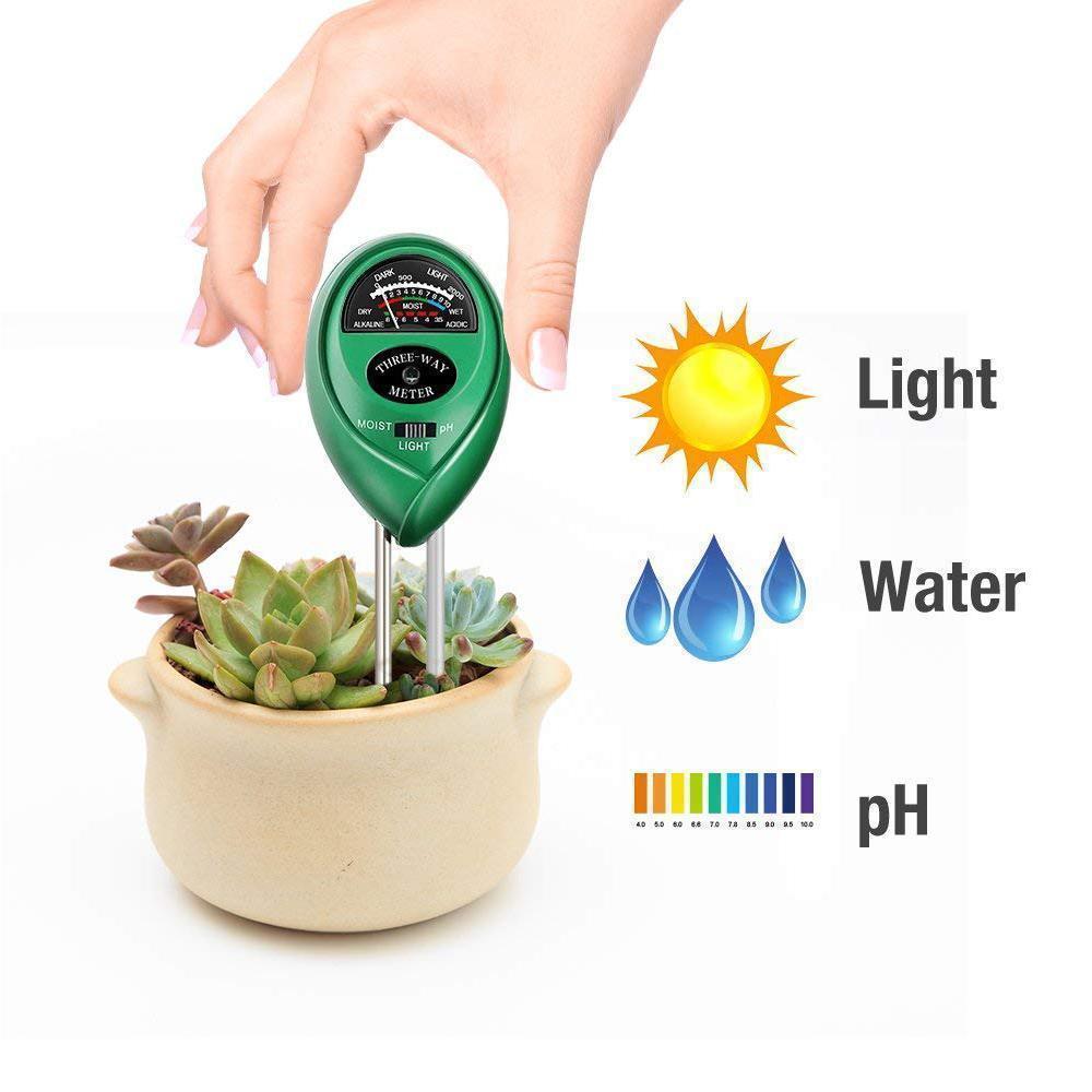 Saker 3-in-1 Soil Tester Kits with Moisture