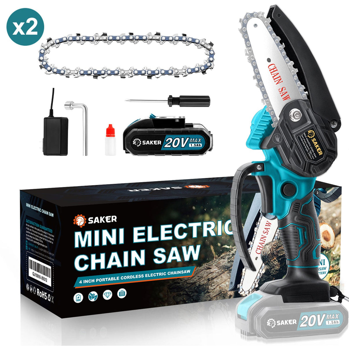 Saker® Mini Chainsaw
