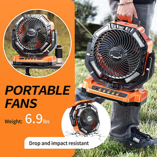 Saker® Rechargeable Camping Fan