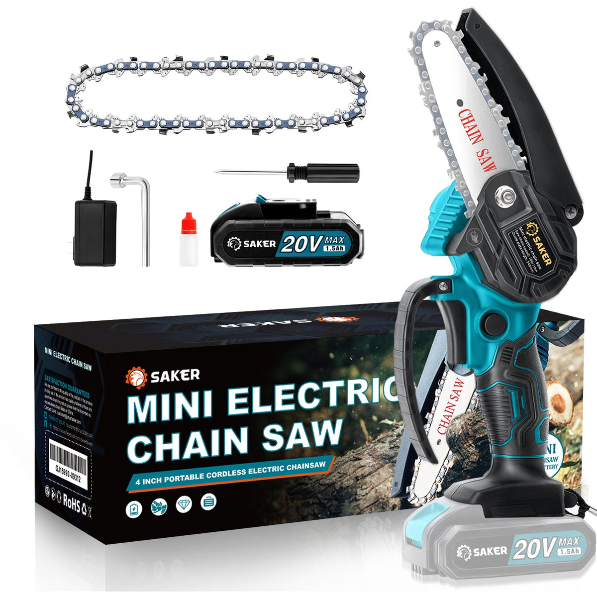 Saker® Mini Chainsaw
