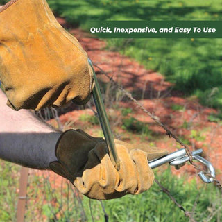 Saker fence wire tensioning tool