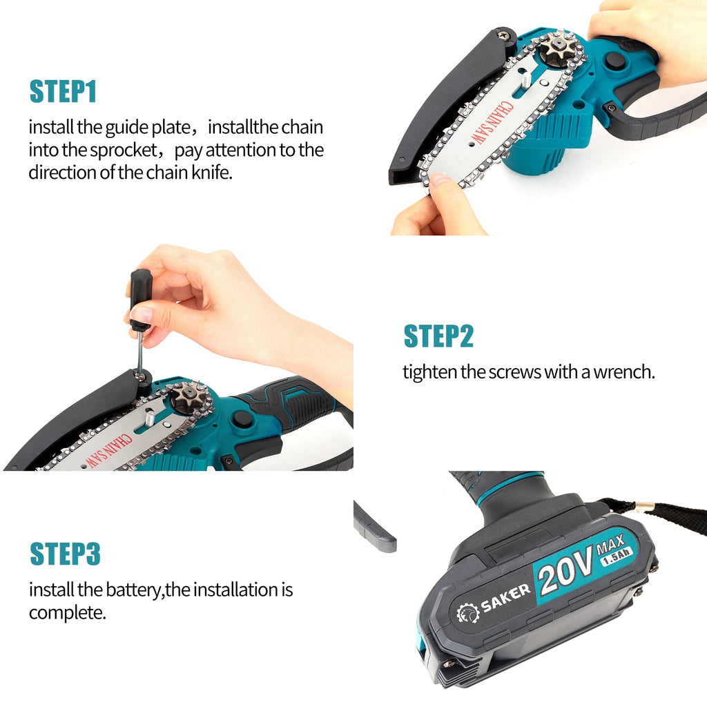 Saker® Mini Chainsaw