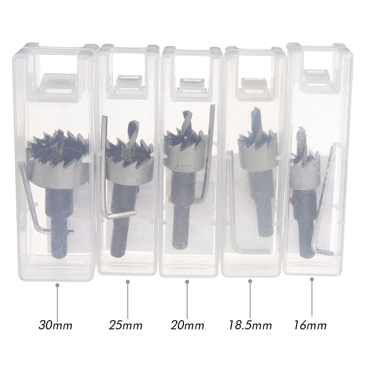 Saker 16-30MM HSS Drill Bit Hole Saw Set