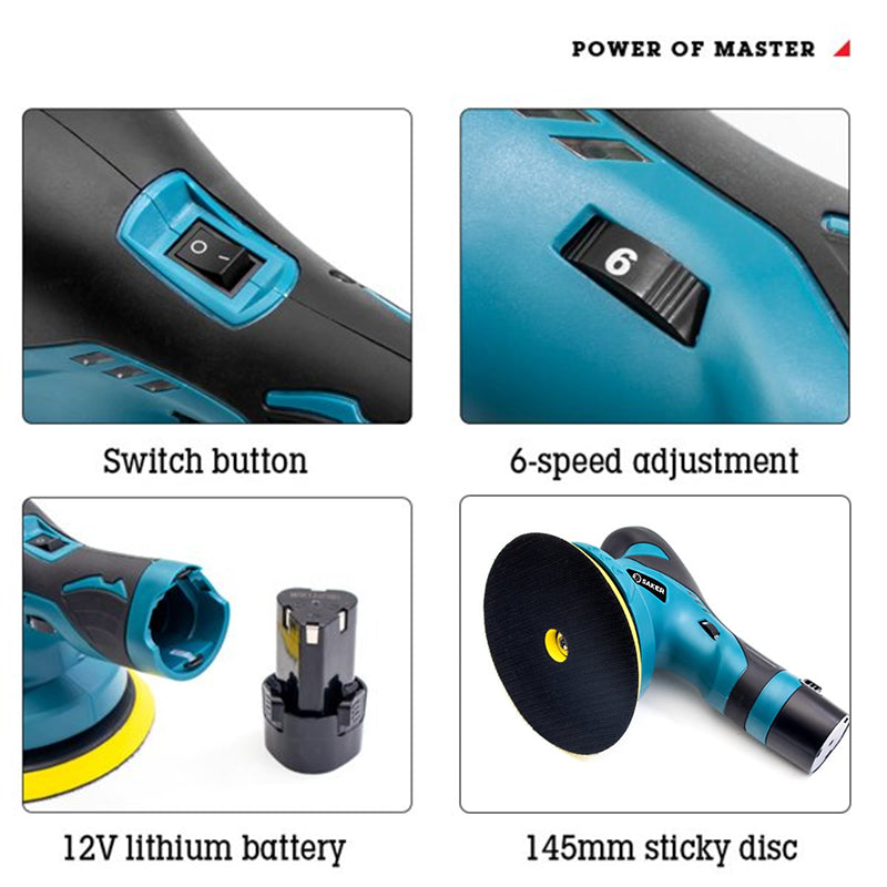 Saker Mini Cordless Buffer Polisher