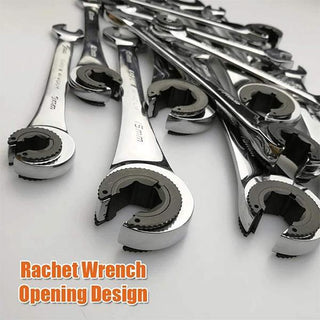 Saker Ratcheting Wrench with Flexible Head - for quick accessibility and convenience