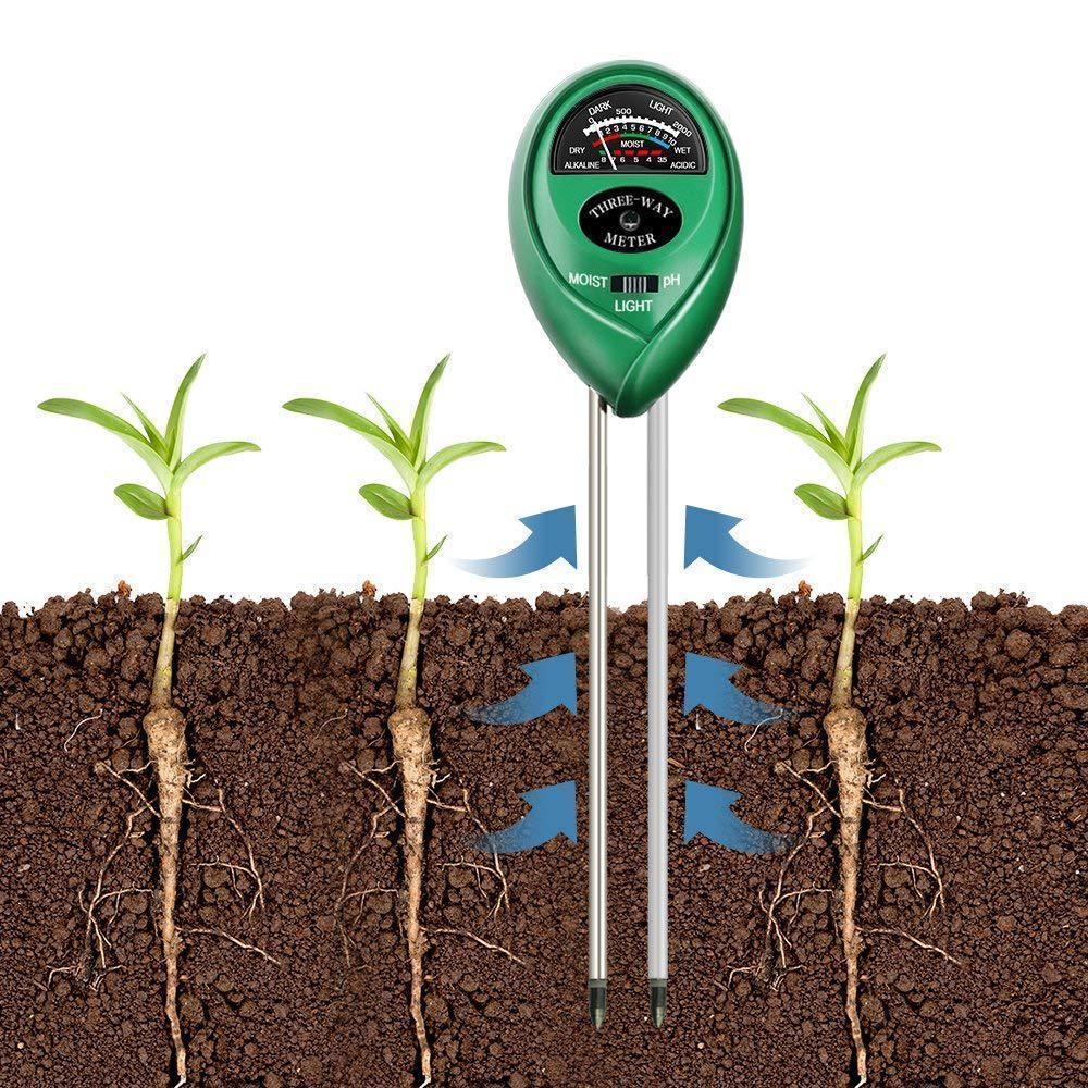 Saker 3-in-1 Soil Tester Kits with Moisture