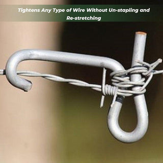 Saker fence wire tensioning tool