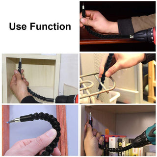 Saker Flexible Drill Bit Extension with Screw Drill Bit Holder