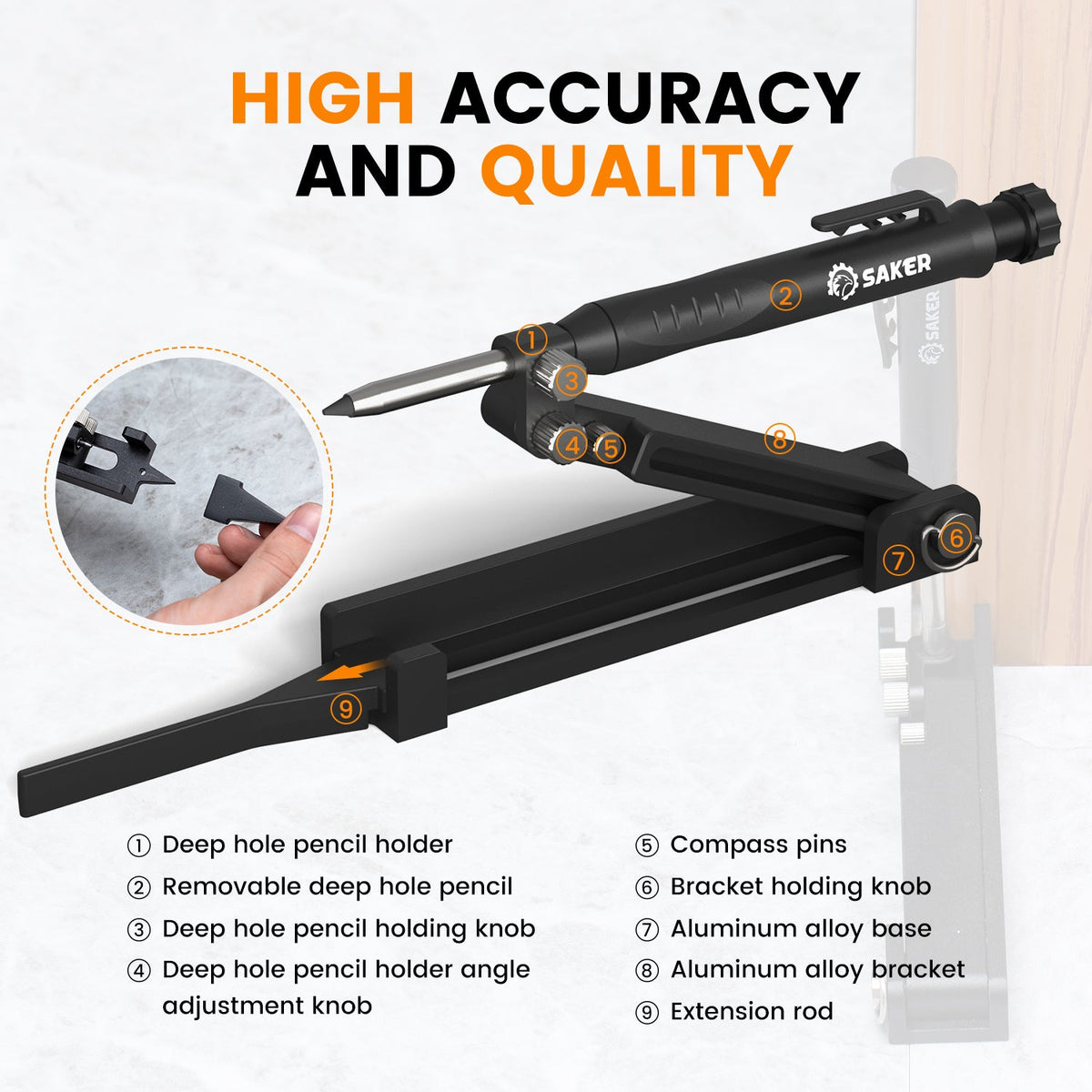 Saker Multi-function Scribing Tool (Upgrade)