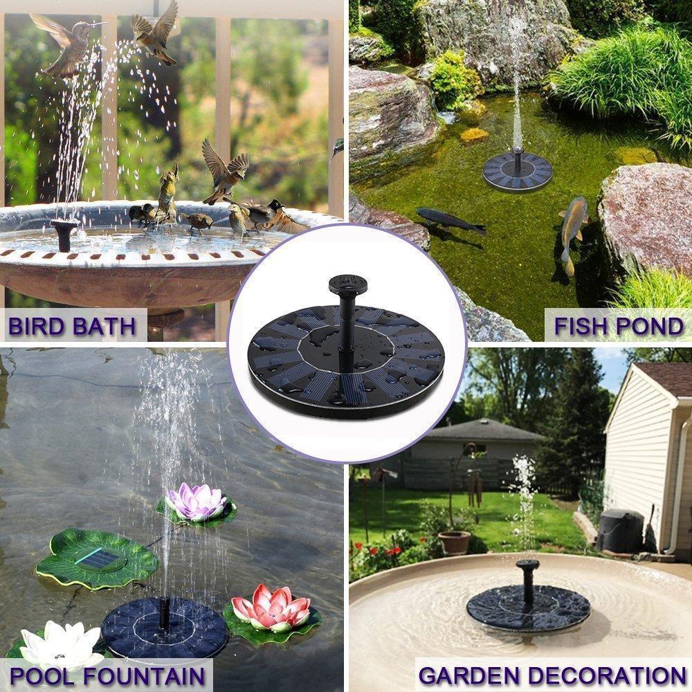 Saker Solar Powered Water Fountain