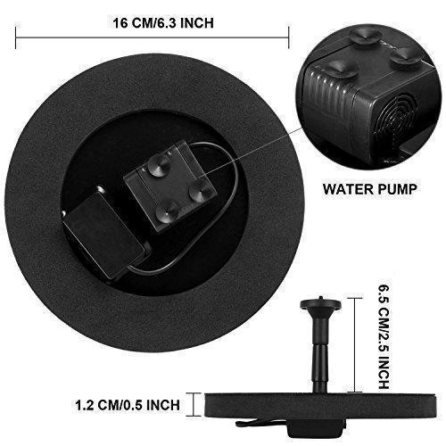 Saker Solar Powered Water Fountain