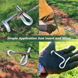 Saker fence wire tensioning tool